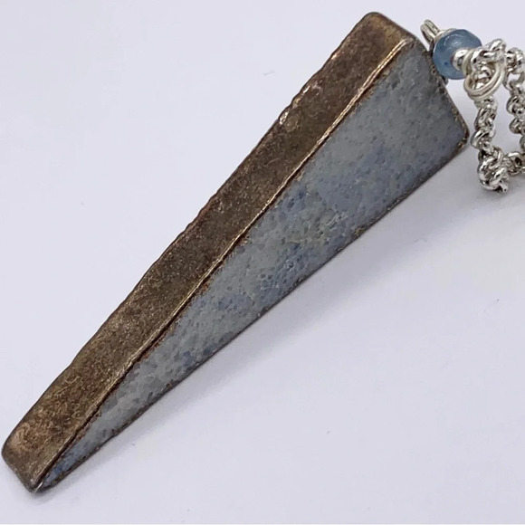 Nakamol Beaded Light Blue Pendant Necklace - Picture 3 of 4